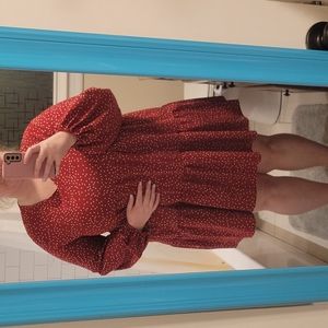 Red Polka Dot Dress 2XL